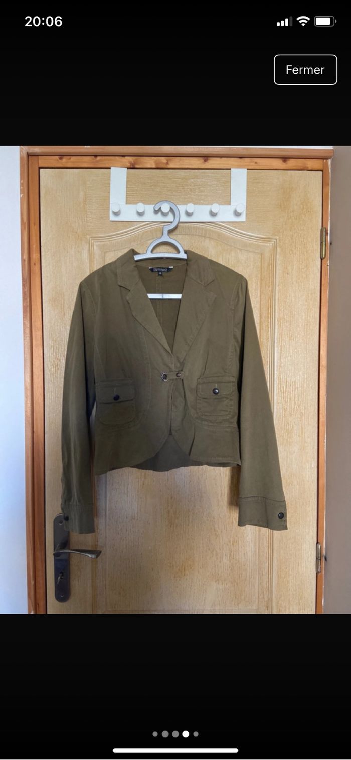 Veste kaki de marque Ernest taille M très peu portée - photo numéro 4