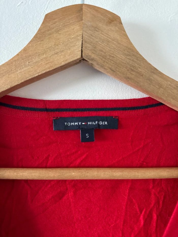 Pull Col V femme Tommy Hilfiger S - photo numéro 4