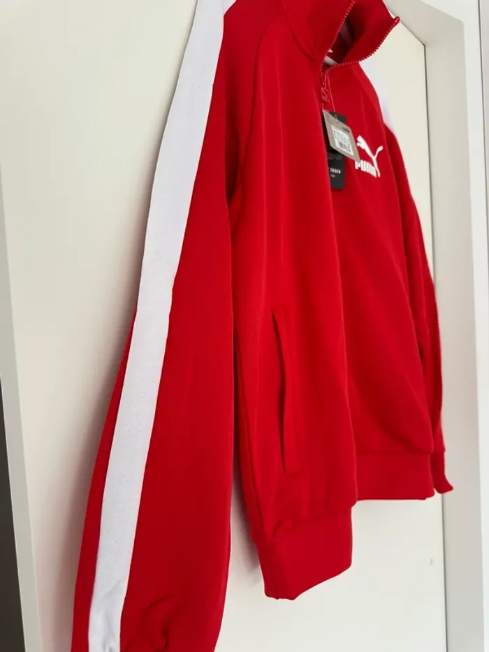 Puma zipper rouge T7 track taille L neuf - photo numéro 6