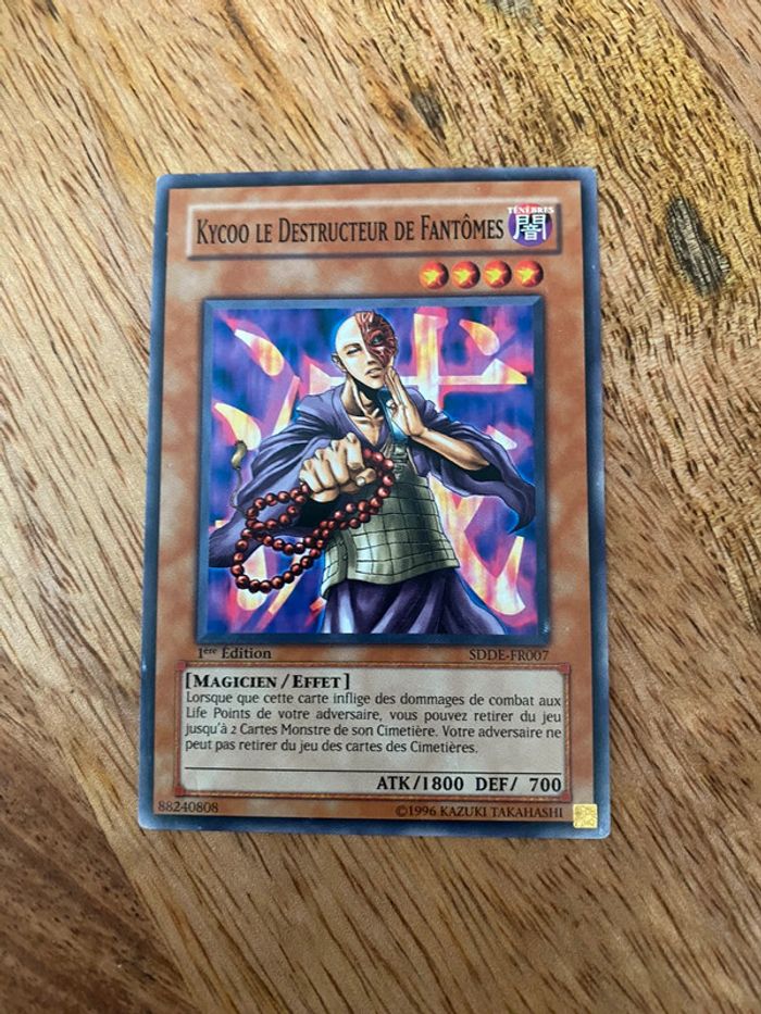 Carte Yu-Gi-Oh! Kycoo le destructeur de fantômes SDDE-FR007 1ère édition