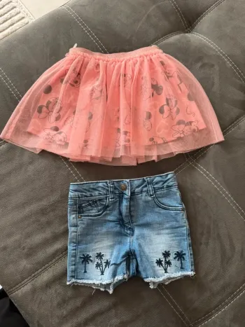 Lot short/jupe fille
