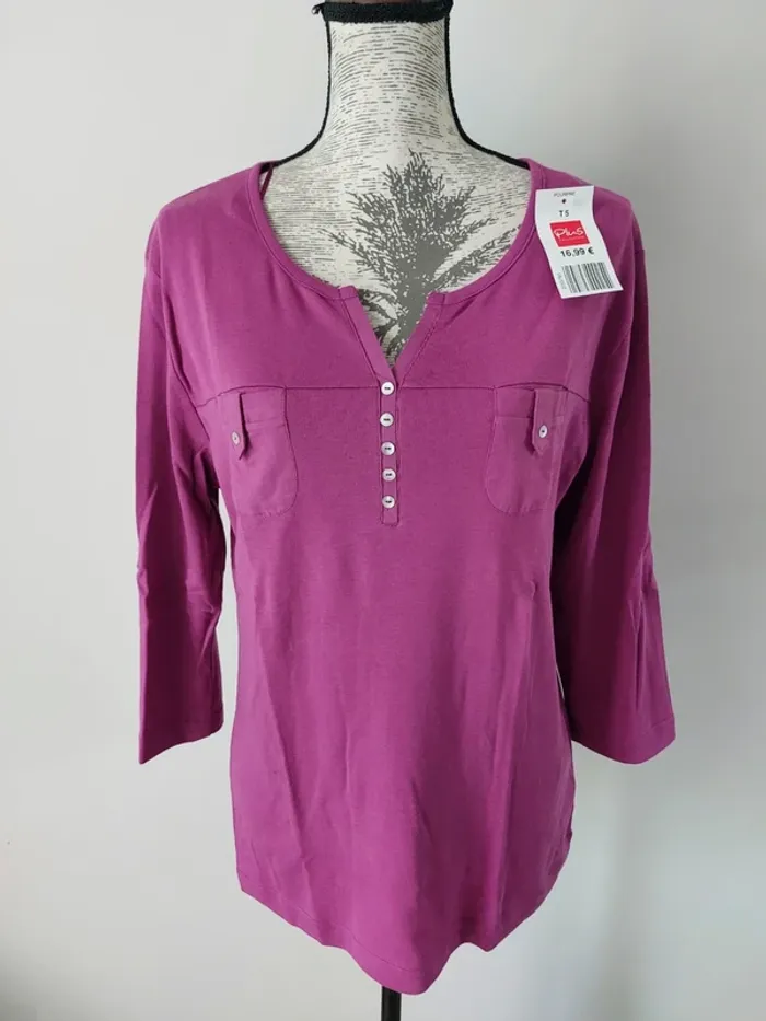 Haut manches longues neuf 100% coton