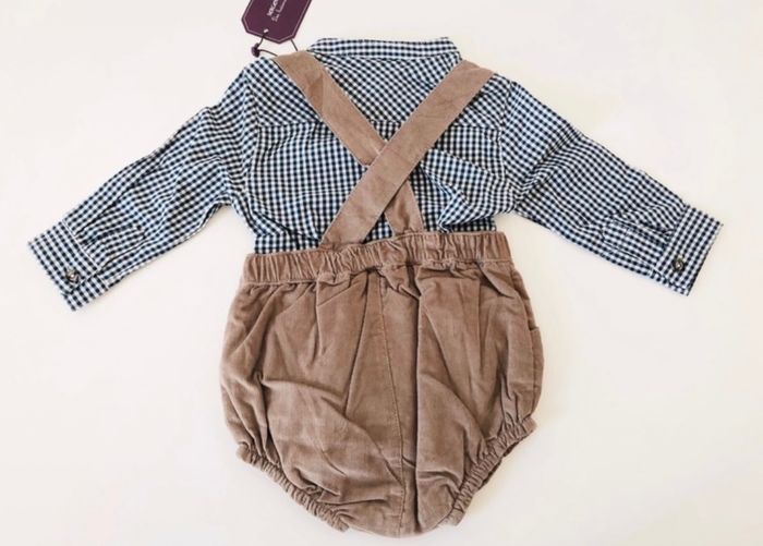 Ensemble salopette bloomer et chemise - photo numéro 7