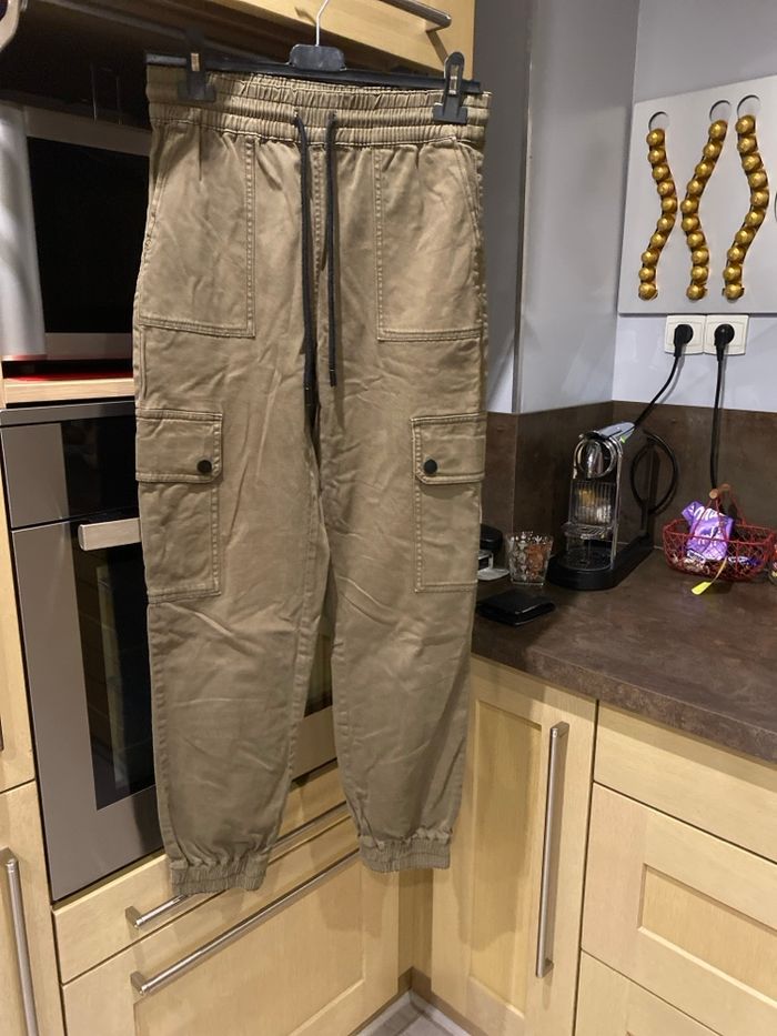 Pantalon faire kaki, femme, style cargo