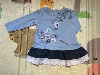 Robe courte manches longues