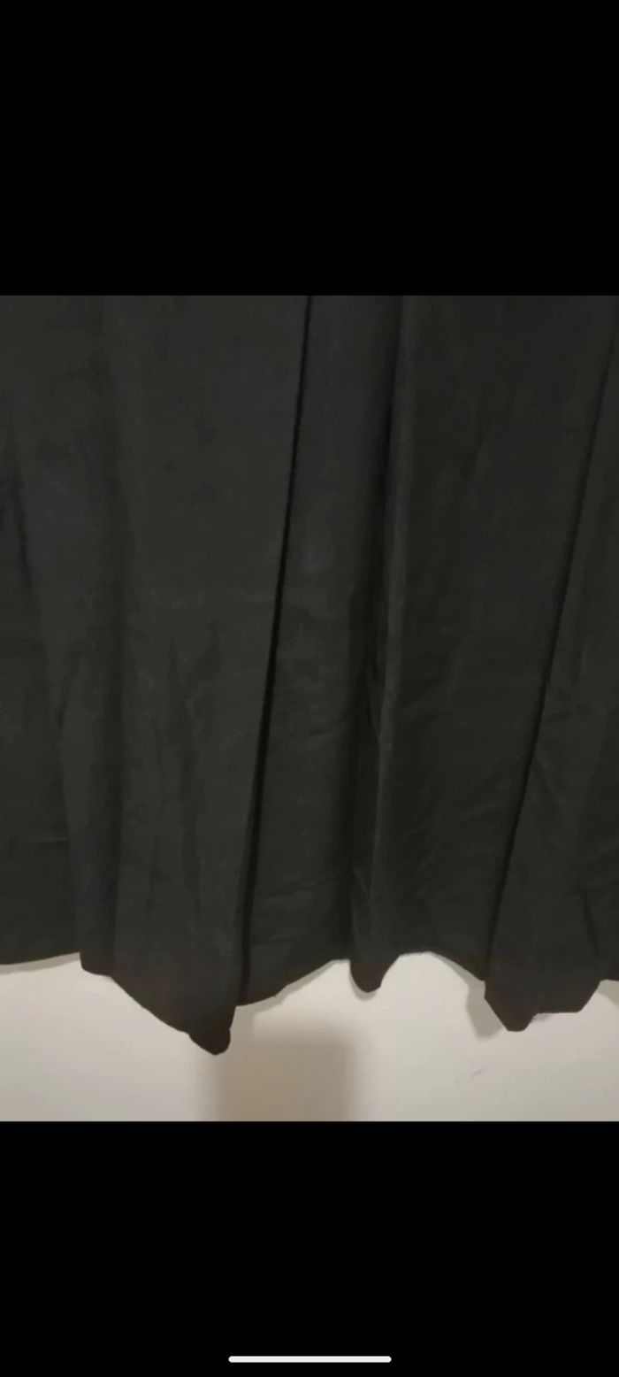 Belle jupe longue noire à larges plis. Taille 40 - photo numéro 6