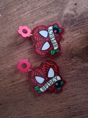 Boucles d'oreilles Spidey marvel