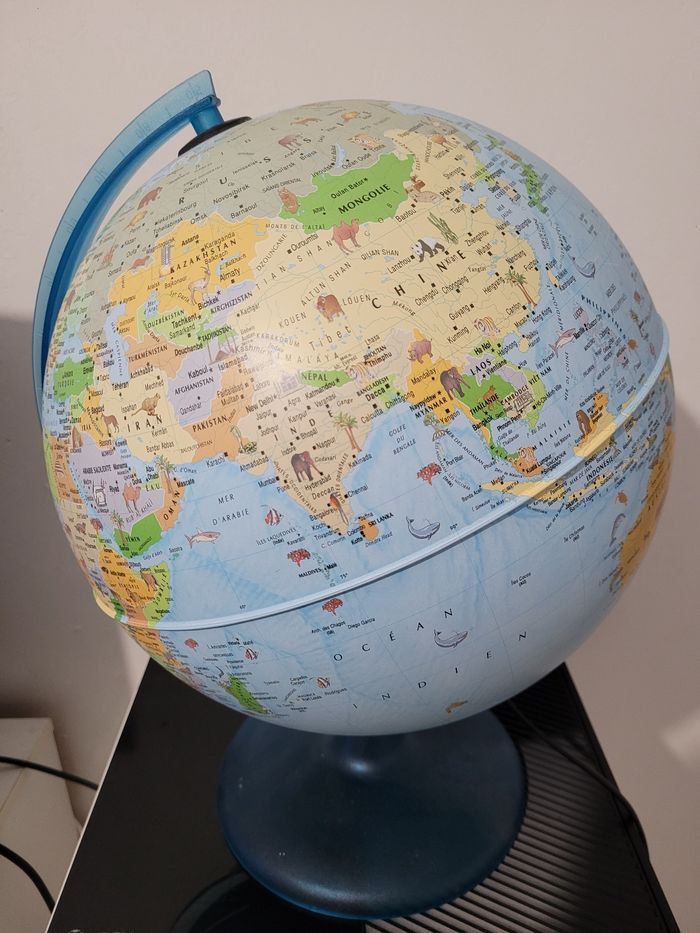 Globe lumineux 25 cm