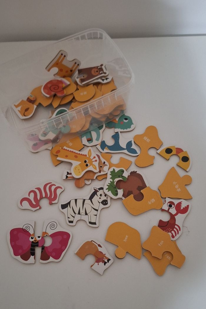 Puzzles animaux cartonnés