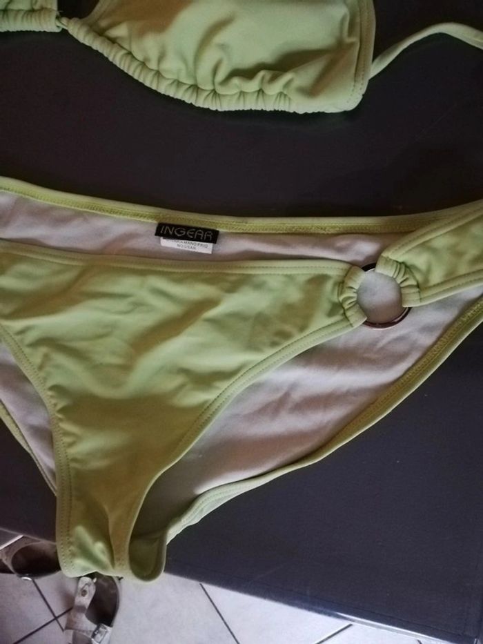 Maillot de bain 2 pieces vert clair 40 42 - photo numéro 3