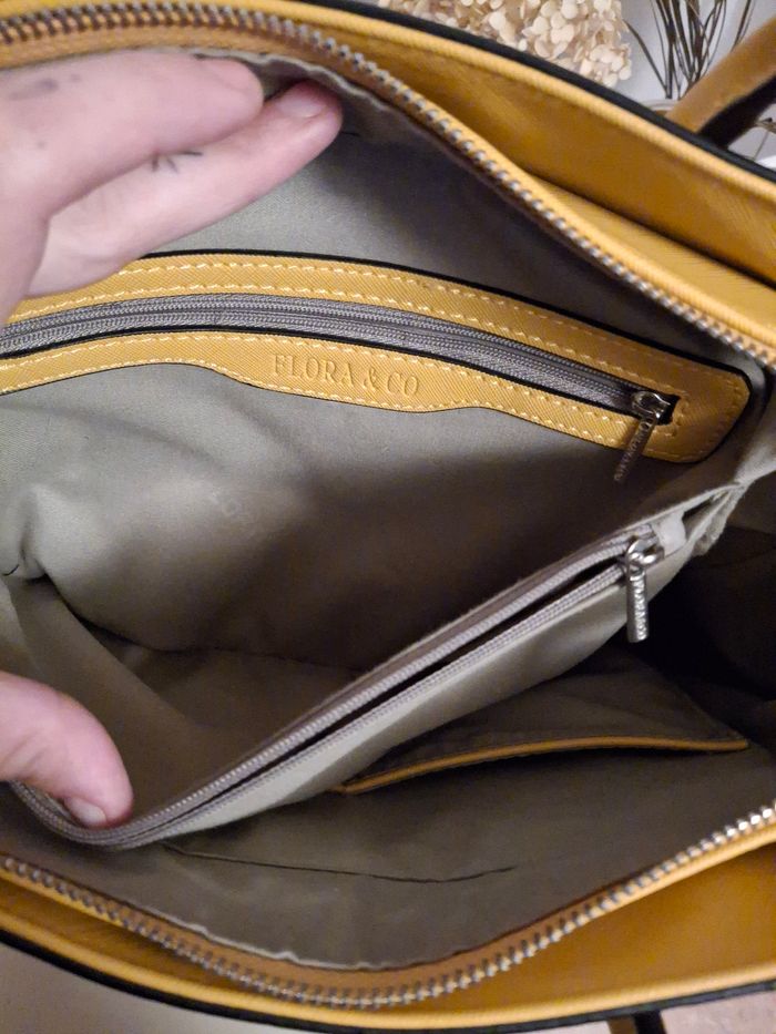 Sac à main jaune moutarde - photo numéro 7