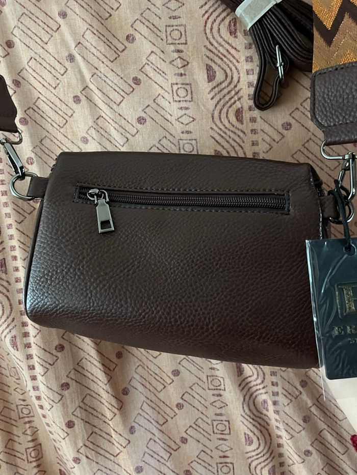 Sac a bandoulière couleur café