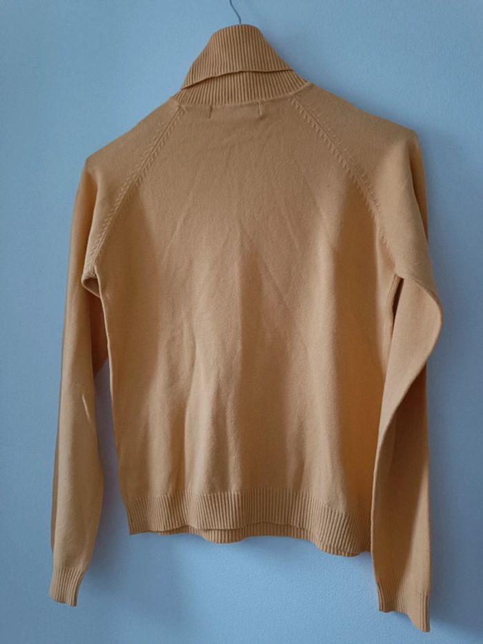 Pull col roulé jaune Zara - taille L - neuf - photo numéro 2
