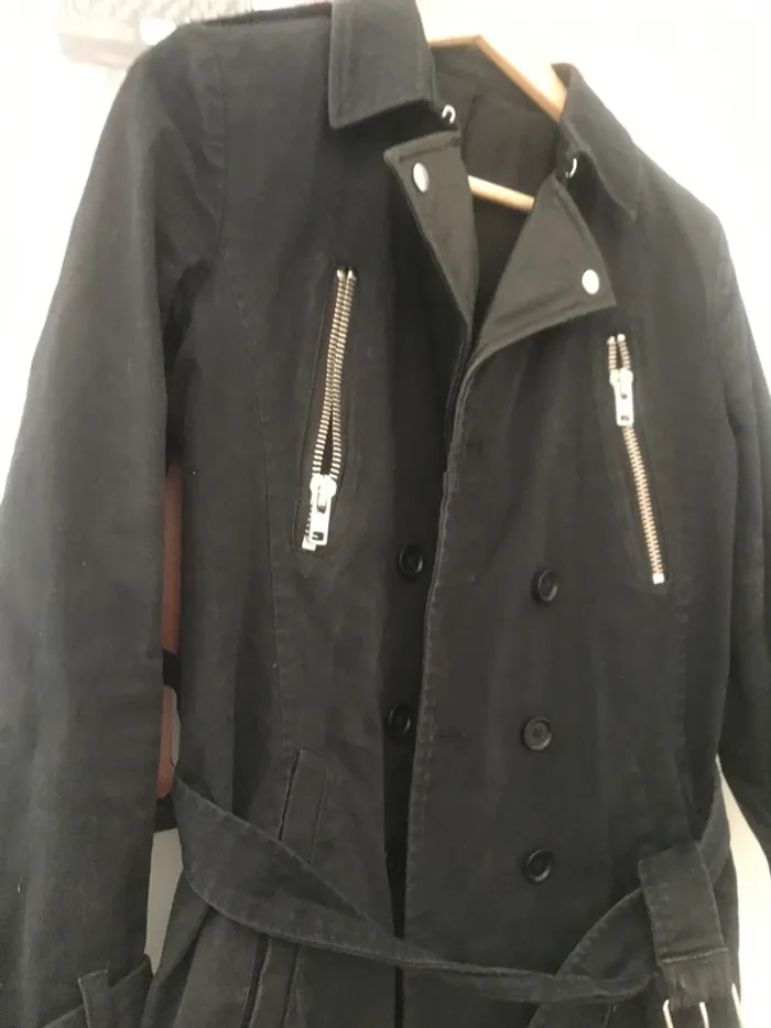 Trench noir The Kooples rock 36 - photo numéro 3