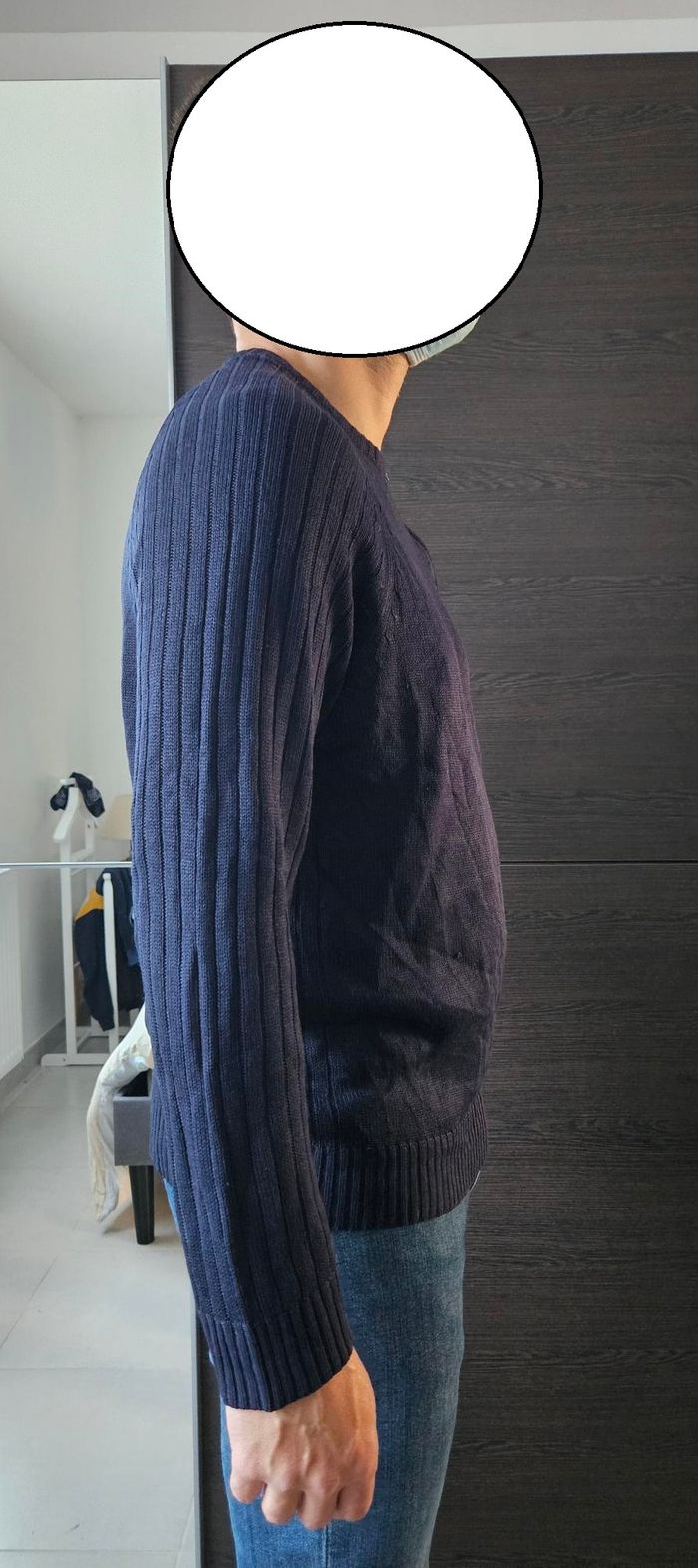 Pull bleu marine OWK - photo numéro 2