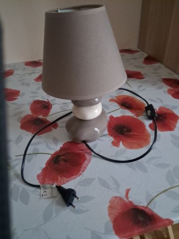 Petit lampe de chevet multicolores