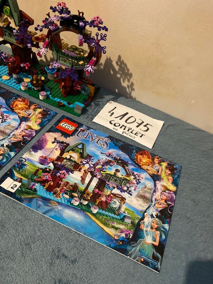 Lego elves 41075 The Elves' Treetop Hideaway complet en pièces sans figurine avec notices - photo numéro 3