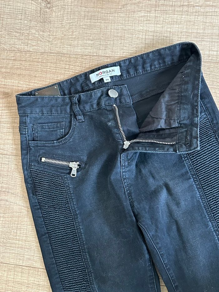 Jean skinny noir Morgan taille 34 TBE - photo numéro 10