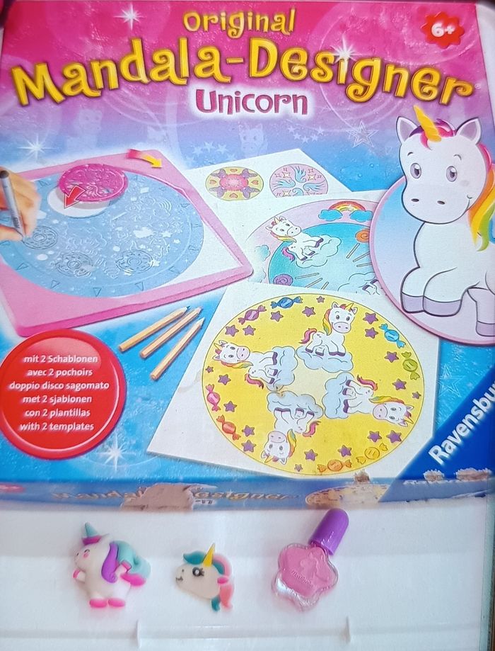 Mandala licorne et accessoires - photo numéro 2