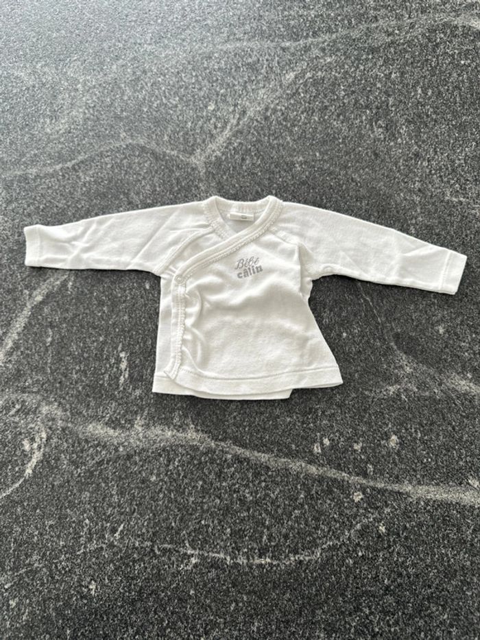 Lot de 7 tshirts manches longues bébé garçon 1 mois très bon état - photo numéro 7