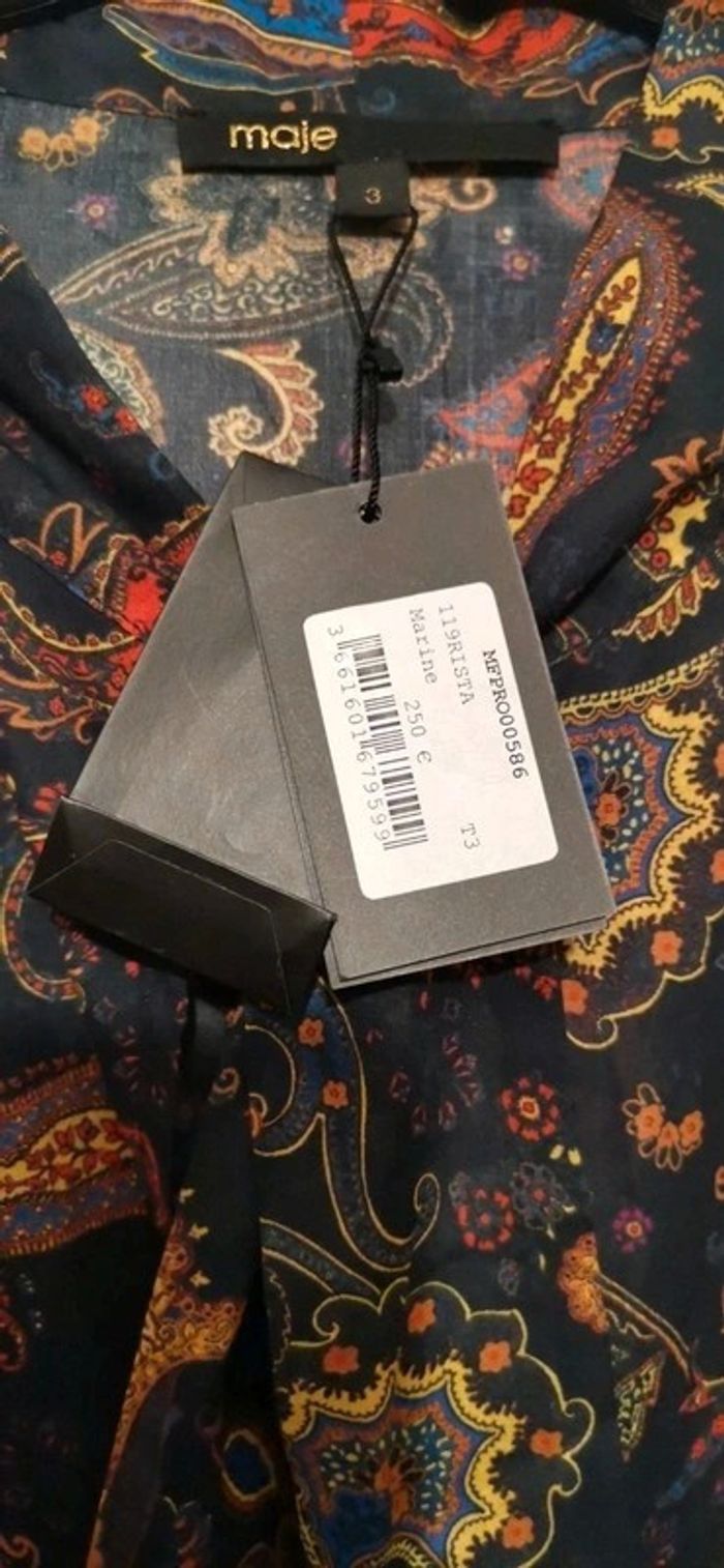 Robe longue MAJE | prix boutique 250€ | taille 3 - photo numéro 9