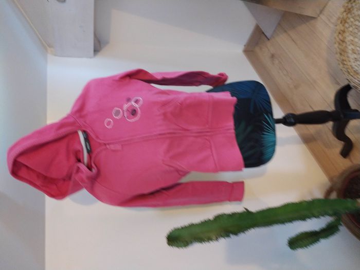 Gilet sweat à capuche rose MEXX 10 ans - photo numéro 2