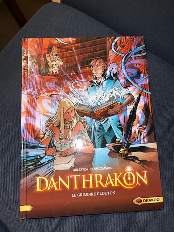 Bande dessinée danthrakon le grimoire glouton, B.D. danthrakon le grimoire glouton