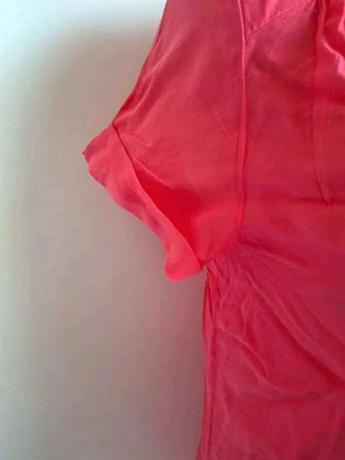 Chemise rouge, Camaïeu, confortable, en très bon état, taille 8 ans - photo numéro 3