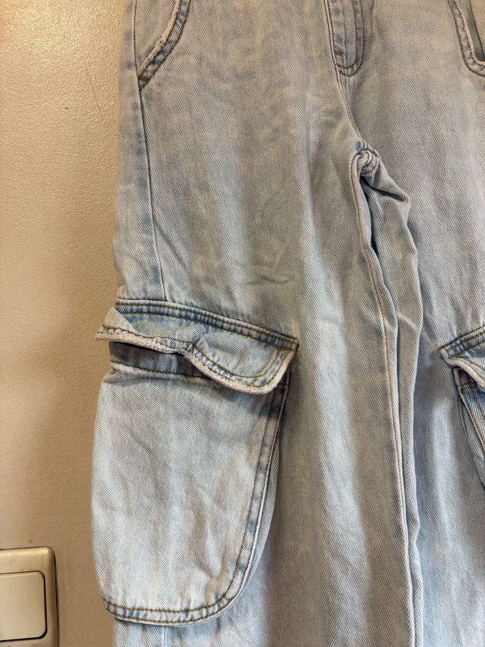 Jeans cargo fille taille 122 - photo numéro 2