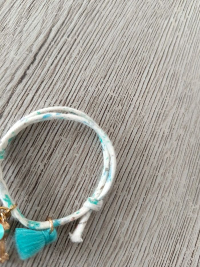 Bracelet tissus liberty reglable - photo numéro 4