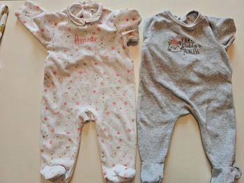2 pyjamas bébé fille