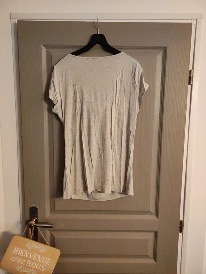 Tee shirt crème - photo numéro 3