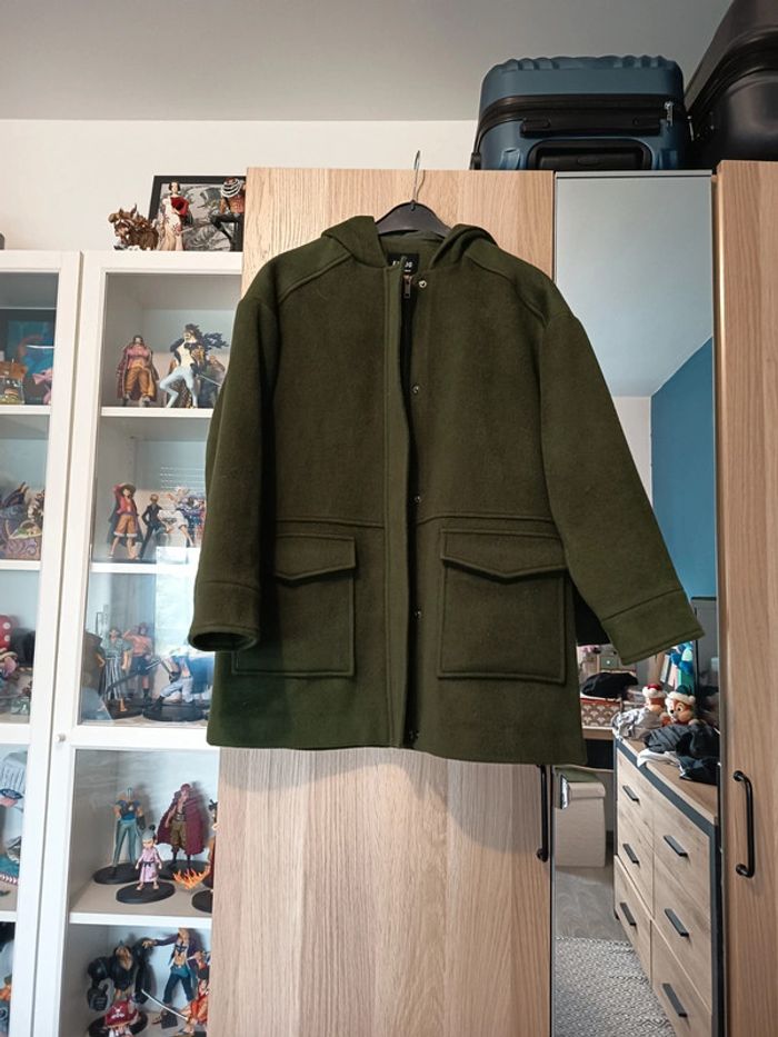Manteau vert kaki neuf Ekyog Ethical Fashion - Taille S 36 - photo numéro 3
