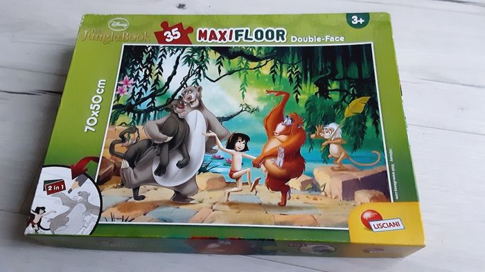Puzzle enfant Livre de la jungle 35 pièces Maxifloor double face 70 x 50 cm - photo numéro 7