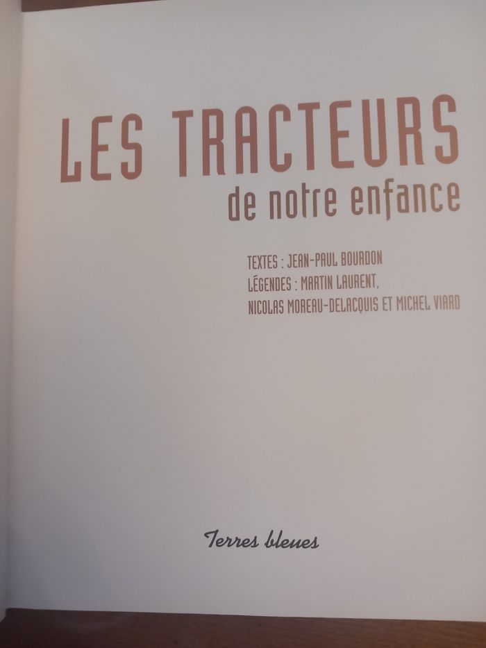 Livre les tracteurs de notre enfance - photo numéro 2