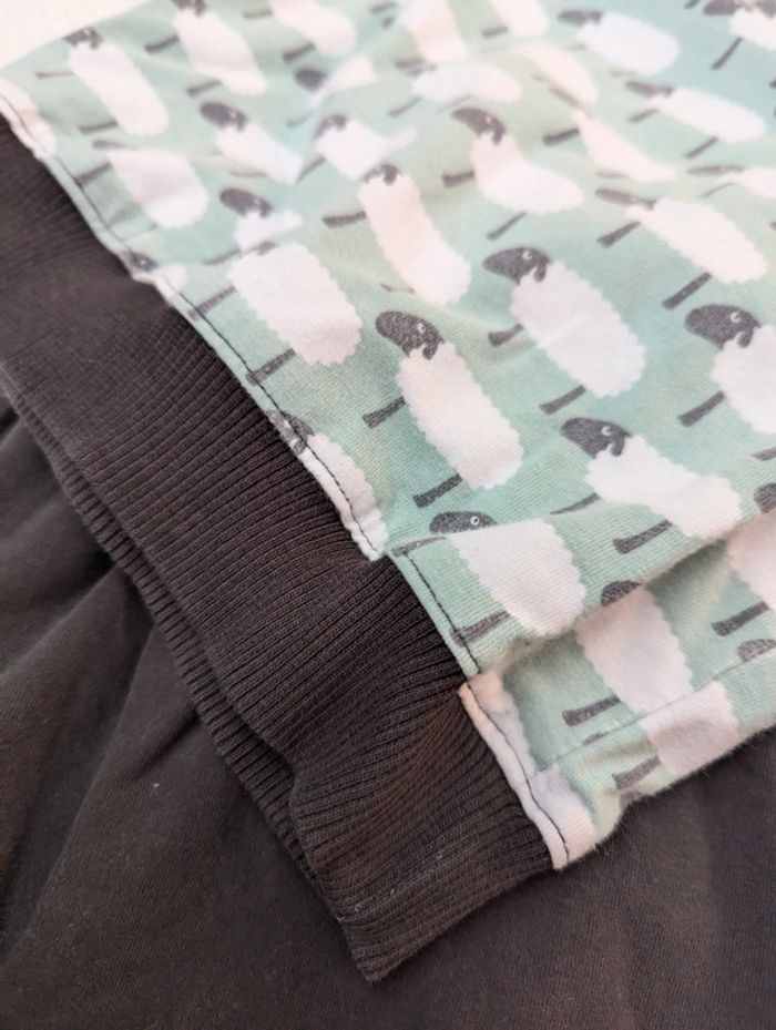 Pyjama mouton 🐑 cousu main taille 12-18 mois - photo numéro 5