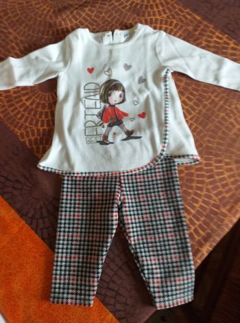 Ensemble fille 6 mois