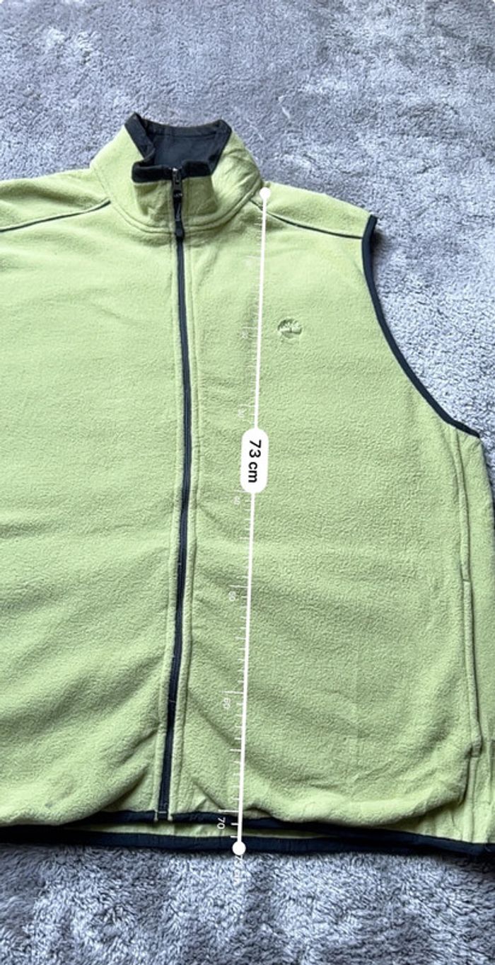 Timberland Veste Polaire Sans Manches Verte Taille L – Homme Outdoor - photo numéro 4