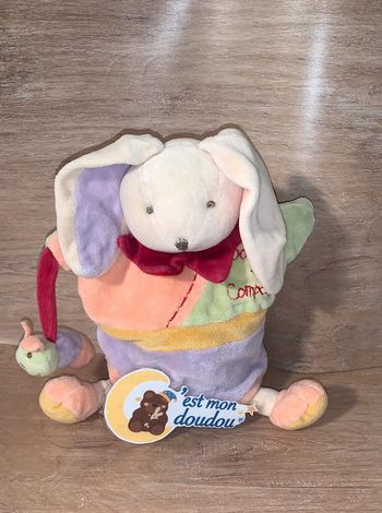 DDC46 doudou lapin paulin doudou et compagnie
