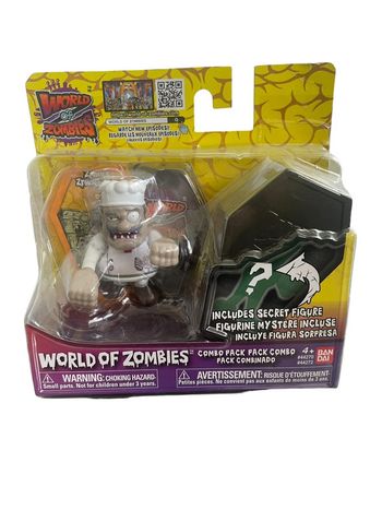 Pack combo World Of Zombies Zrance Zrench Chef et figurine surprise Bandai neuf