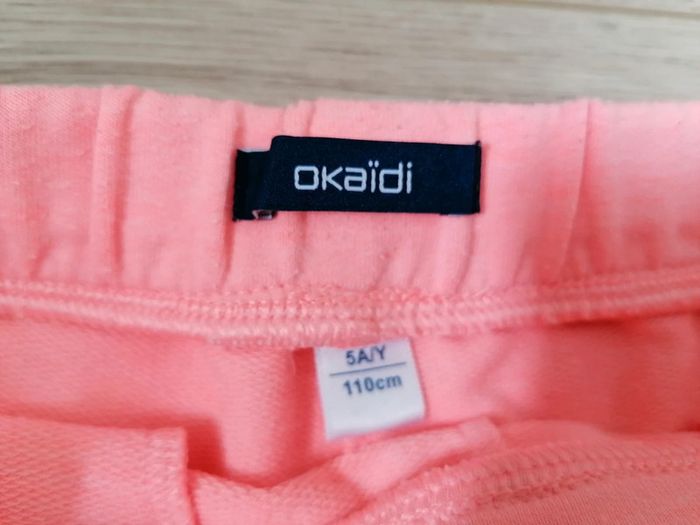 Short molleton corail fille 5 ans Okaïdi - photo numéro 2