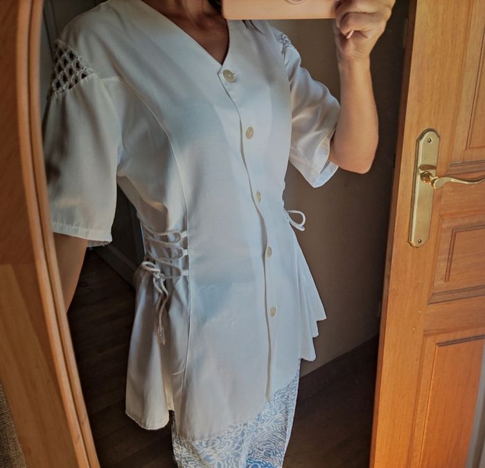 Tunique blanche été chic cérémonie - photo numéro 11