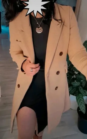 Manteau long marron