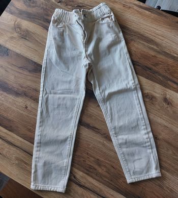 Jeans blanc cassé