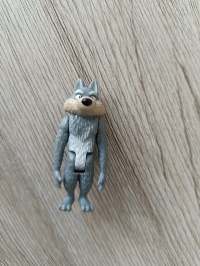 Figurine plastique loup masha et michka - photo numéro 2