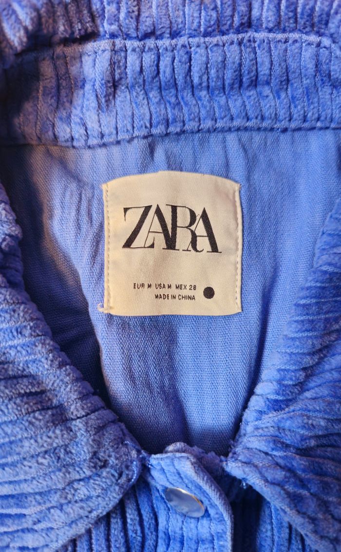 Jolie chemise bleue Zara - photo numéro 3