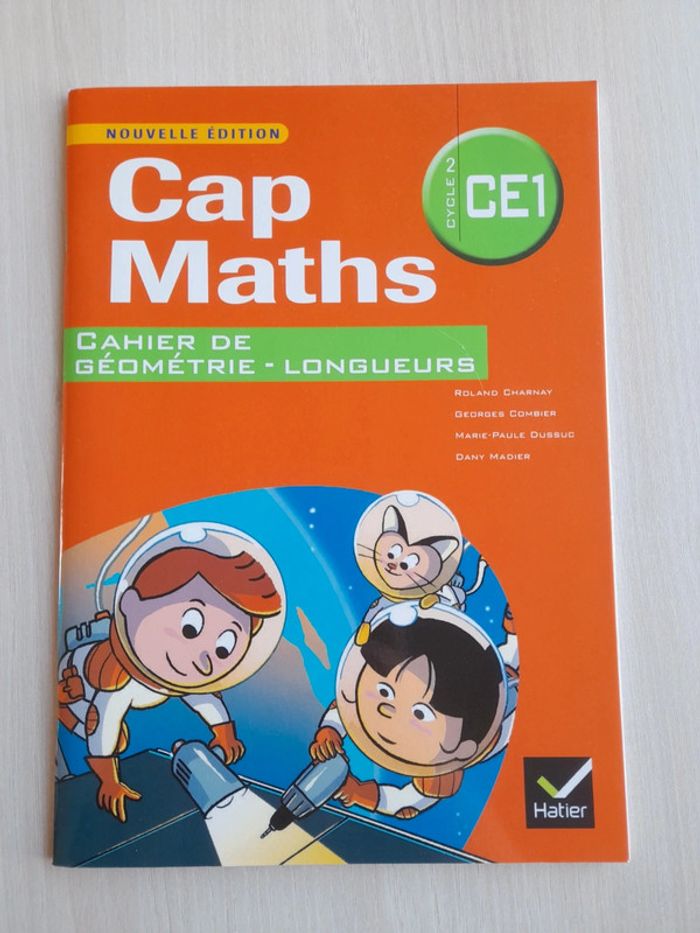 Cahier de Géométrie Longueurs Cap Maths CE1 neuf
