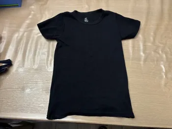 T-shirt noir 12 ans influx