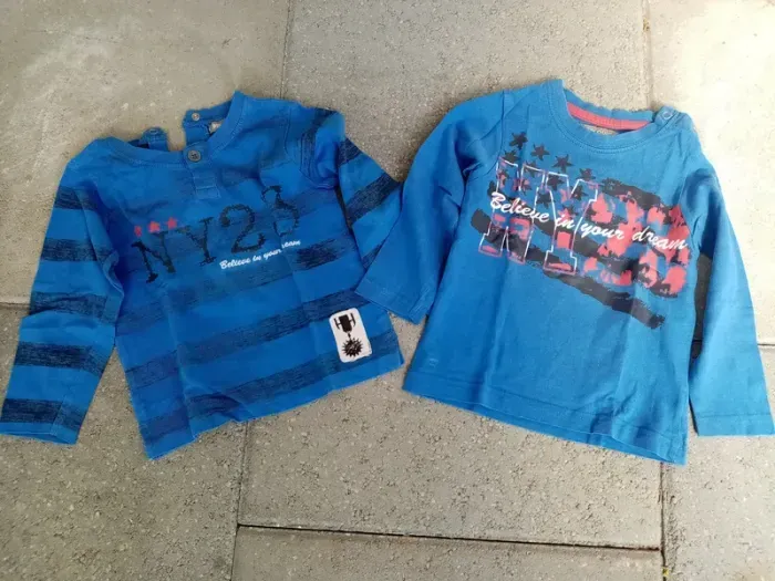 Lot de t-shirt manches longues