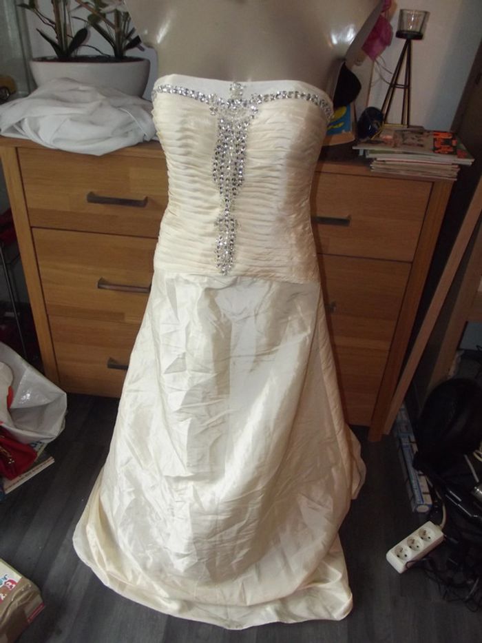 sublime robe bustier soirée / cocktail / mariage 34 ttbe - photo numéro 2